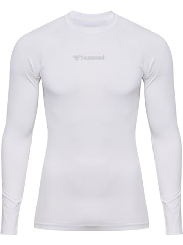 Hummel T-Shirt "Hmlbl Performance Tee L/S" in Weiß