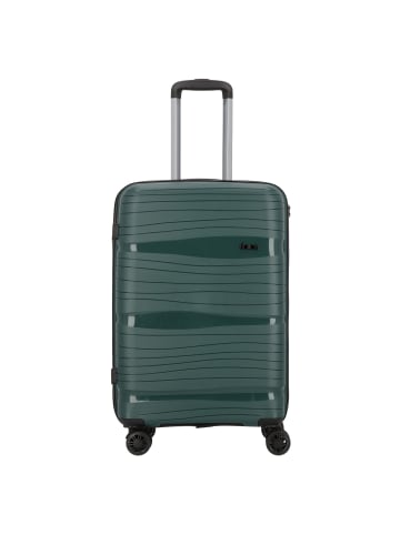 D&N Travel Line 4300 4 Rollen Trolley M 68 cm in dark green