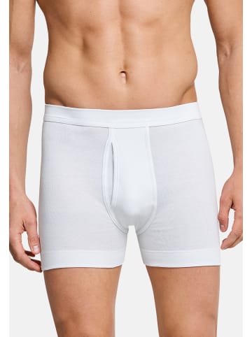 Schiesser Long Short / Pant Essentials Feinripp in Weiß