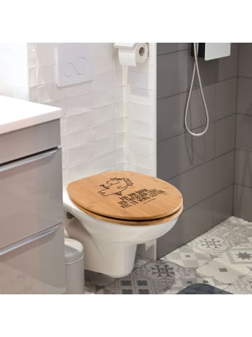 Mr. & Mrs. Panda WC Sitz Einhorn Blümchentail mit Spruch in Transparent