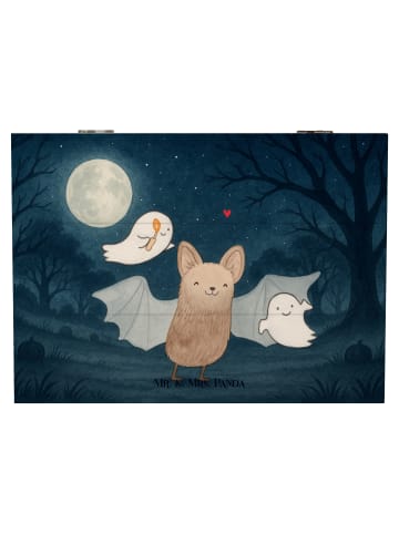 Mr. & Mrs. Panda Aufbewahrungsbox Fledermaus Gespenster Design o... in Weiß