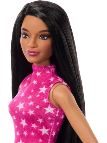 Mattel Barbie Fashionistas Puppe Nr. 215 mit schwarzem glattem Haar HRH130