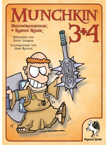 Pegasus Spiele Munchkin 3+4 | Beschwörungsfehler / Rasende Rösser