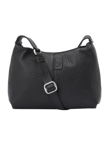 VLD VOi Leather Design Hirsch Umhängetasche Leder 25.5 cm in schwarz