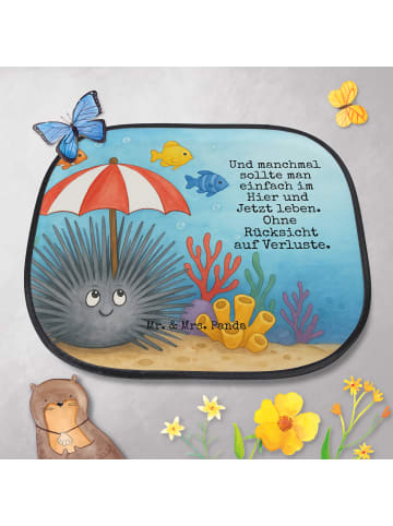 Mr. & Mrs. Panda sonnenschutz Seeigel Design mit Spruch in Weiß
