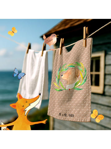 Mr. & Mrs. Panda Kinderhandtuch Hund Blumen ohne Spruch in Hundeglück