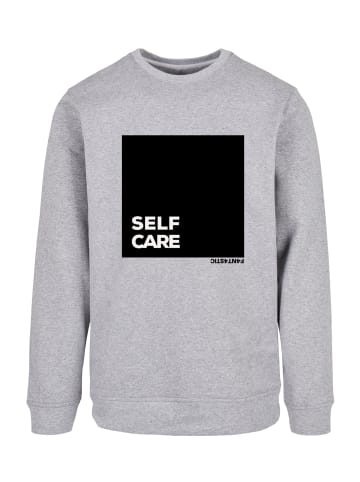F4NT4STIC Sweatshirt SELF CARE CREWNECK in grau meliert