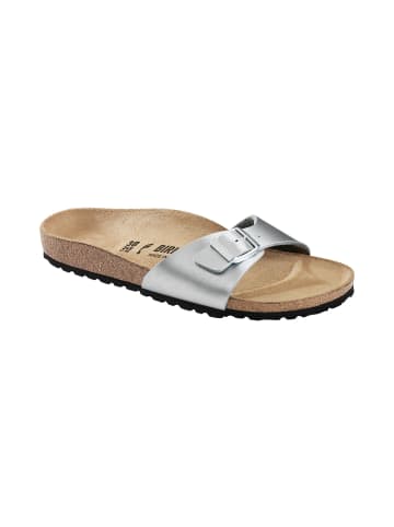 Birkenstock Pantoletten Madrid BF in silber