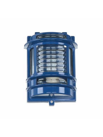 Licht-Erlebnisse Außen Wandlampe (B)16 x (H)22 cm in Blau