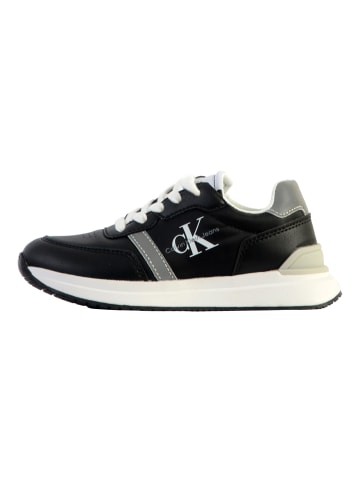 Calvin Klein Sneakers mit Schnürsenkeln Kind Jeans Low Cut Lace-Up Schwarz