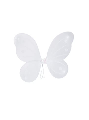 relaxdays 10x Feenflügel in Weiß/ Silber