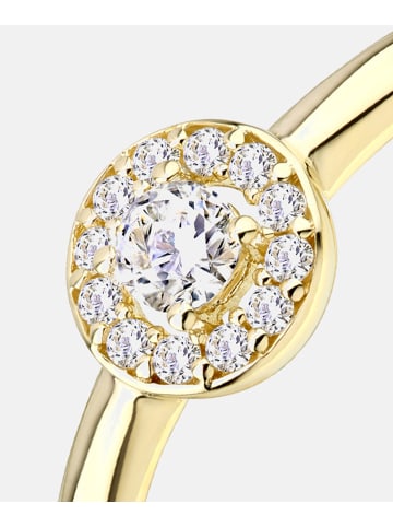 Vanlere Verlobungsring aus 375 Gelbgold mit Zirkonia