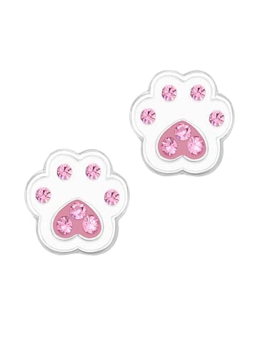 schmuck23 Silber Ohrringe 925 Pfote 0,7 cm x 0,8 cm