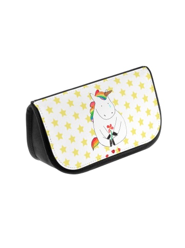 Mr. & Mrs. Panda Kulturbeutel Einhorn Traurig ohne Spruch in Weiß