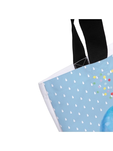 Mr. & Mrs. Panda Stoffbeutel Wal Konfetti ohne Spruch in Blau Pastell