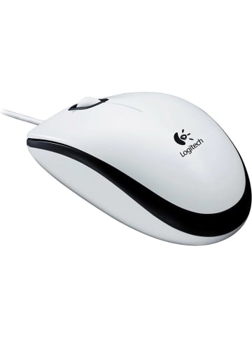 Logitech Logitech kabeglgebundene Maus M100 - Plug und Play USB-Maus in Weiß