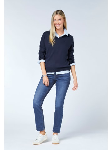 Polo Sylt Jeans mit dezenter Waschung und Stretch in Blau