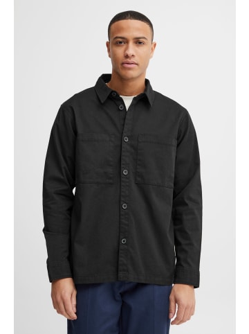 11 Project Hemdjacke PRSimon Overshirt - 21301008-ME  Modische Hemdjacke mit Brusttaschen in Schwarz