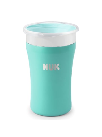 NUK Trinklern-Becher Magic Cup Edelstahl 230 ml - Türkis in gruen,blau