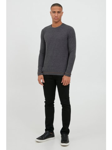 INDICODE Langarmshirt IDAmbrosius 45588MM Basic Langarmshirt in grau melange