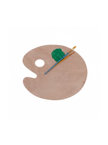 relaxdays 5 x Holz-Mischpalette in Natur - 30,5 x 25 cm