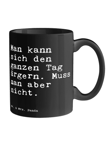 Mr. & Mrs. Panda Kaffeebecher Man kann sich den... mit Spruch in Schwarz