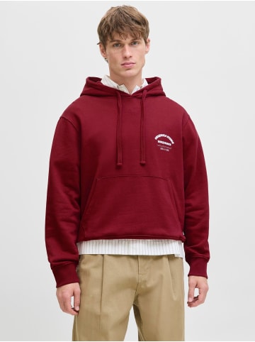 Jack & Jones Kapuzenpullover in Tibetan Red