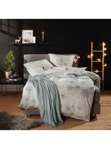 REDBEST Biber Bettwäsche in silber