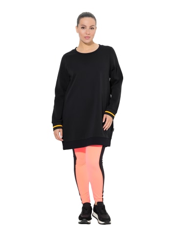 Ulla Popken Sweatshirt in schwarz