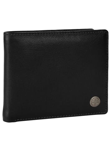Chiemsee Geldbörse echt Leder in schwarz