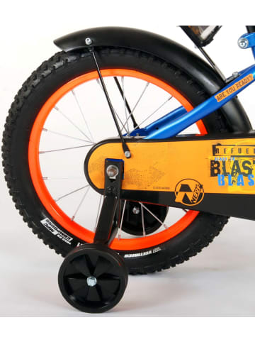 Volare Kinderfahrrad NERF Fahrrad für Jungen 16 Zoll Kinderrad in Satinblau 4 Jahre