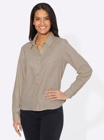 WITT WEIDEN Bluse in champagner-meliert