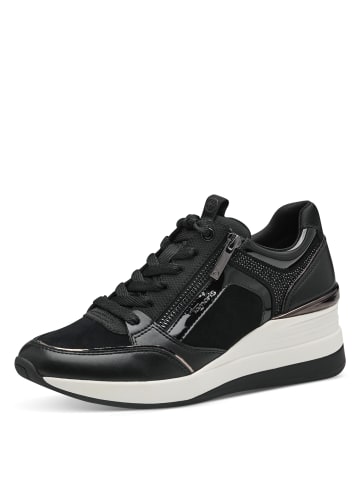 Tamaris Schnürhalbschuh in schwarz