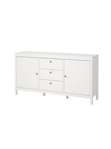 ebuy24 Sideboard Madrid Weiß 152 x 39 cm