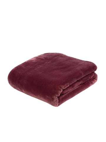 Gözze Wohndecke Cashmere-Feeling 220x240 in beere