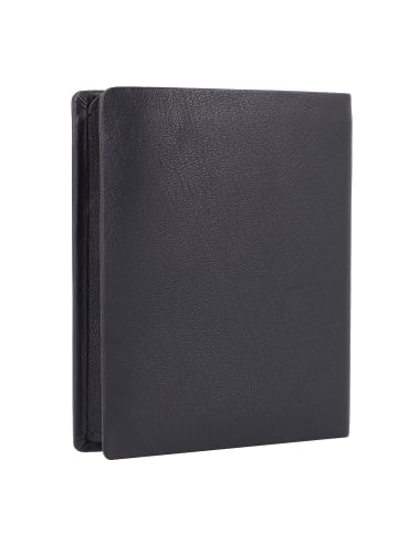 Braun Büffel Hannes Geldbörse RFID Schutz Leder 9.5 cm in navy