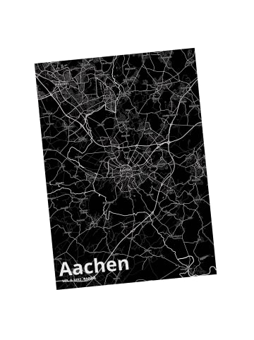 Mr. & Mrs. Panda Postkarte Aachen mit Spruch in Keine Angabe