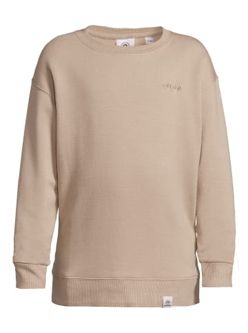 New Life Sweatshirt Crew Neck Pullover in Beige