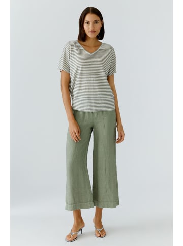 Oui Leinenhose in seagrass