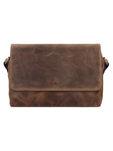 Greenburry Vintage Messenger Leder 34 cm brown