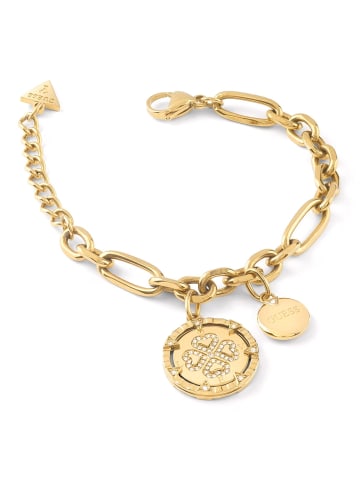 Guess Damen-Armband Love Chain Goldfarben