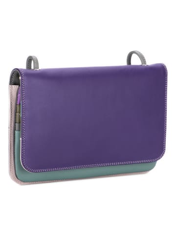 MYWALIT Travel Clutch Geldbörse Leder 19 cm  orchid