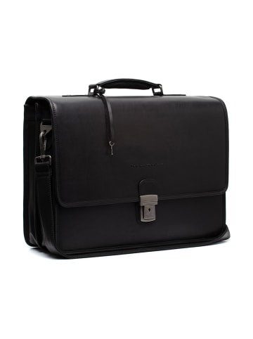 The Chesterfield Brand Glenwood Aktentaschen Messenger Leder 42 cm Laptopfach in black