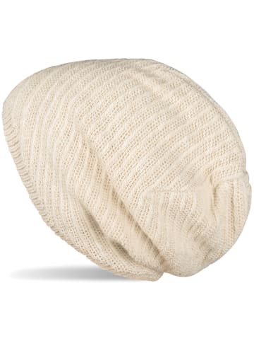 styleBREAKER Strick Beanie Mütze in Beige