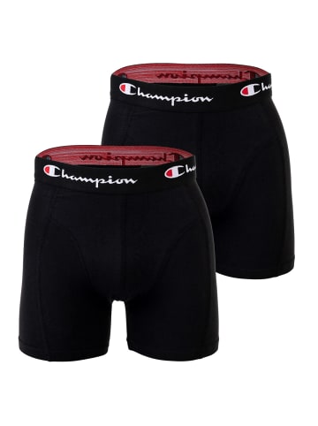 Champion Boxershort 2er Pack in Schwarz