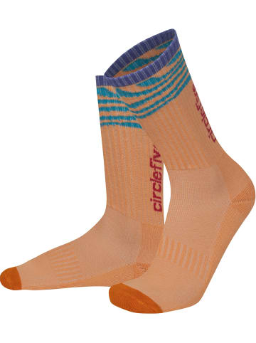 Circle Five 1 Paar Performance Sportsocken mit Frotteesohle in Orange