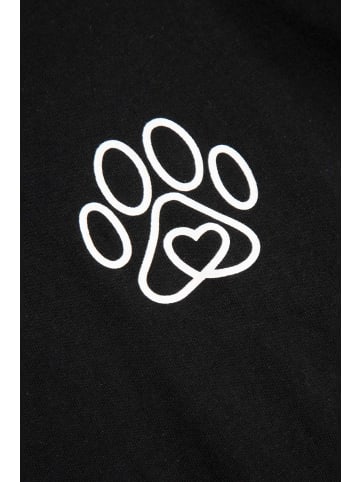 MOKIDA Langärmliges Baumwollshirt in schwarz