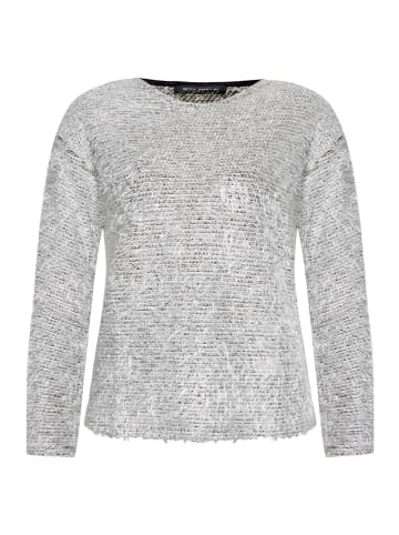 Betty Barclay Sweatshirt mit Kordelzug in Cream/Khaki