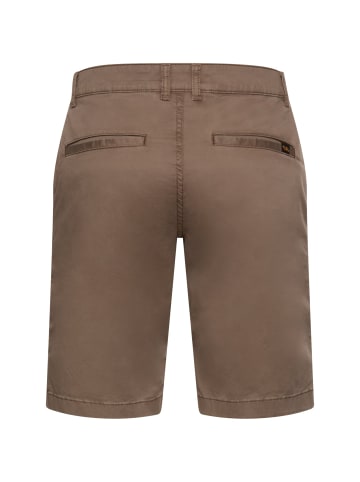 Camel Active Bermuda Shorts mit Reißverschluss in Schlammbraun