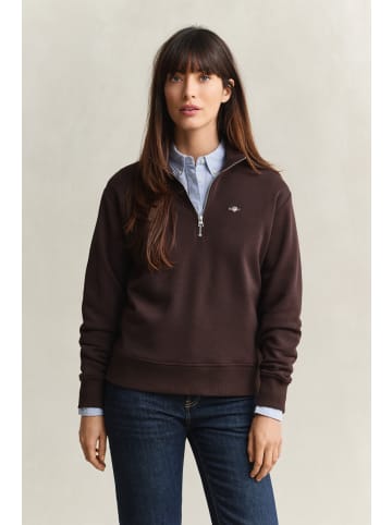 Gant Sweatshirt in schoko - 0002